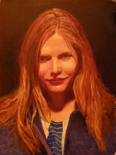 Young lady's portrait